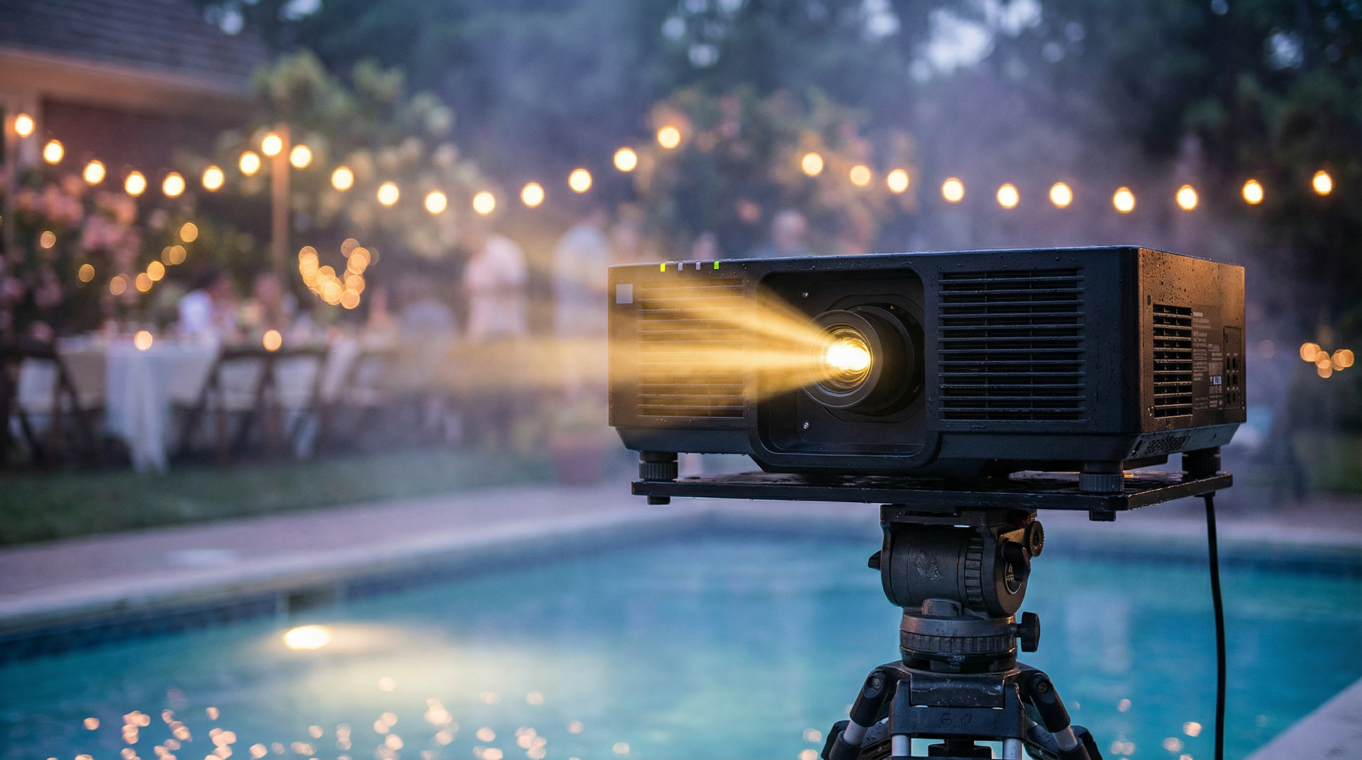 Professional projector setup